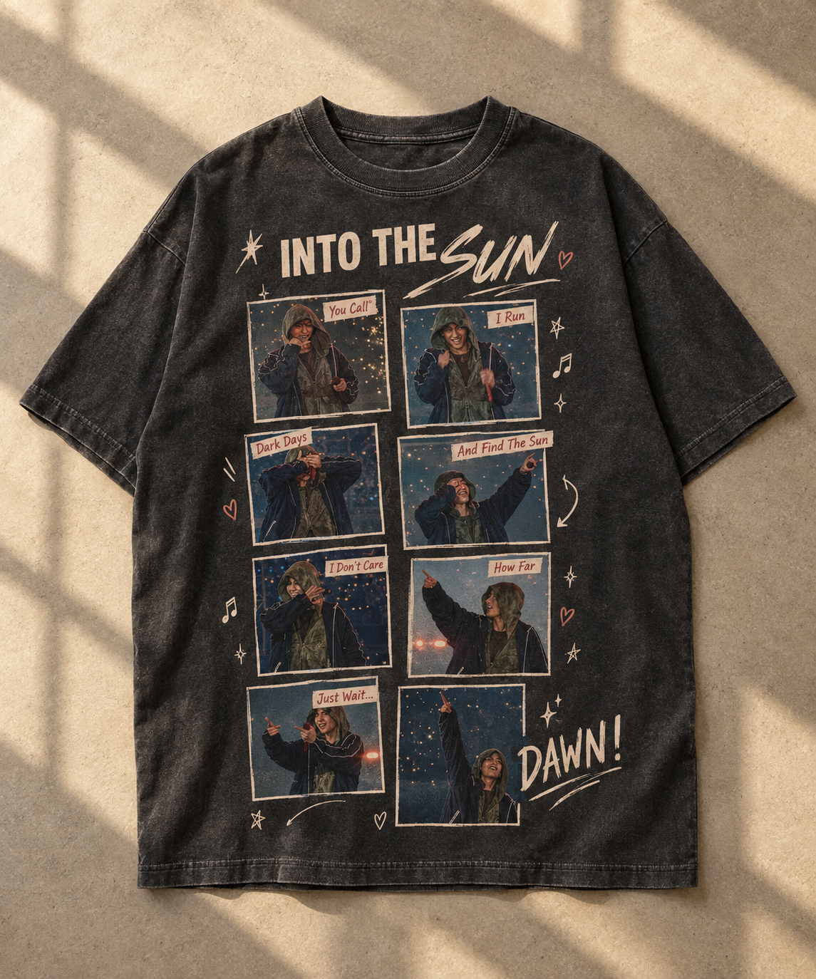 Into The Sun Oversized Tee